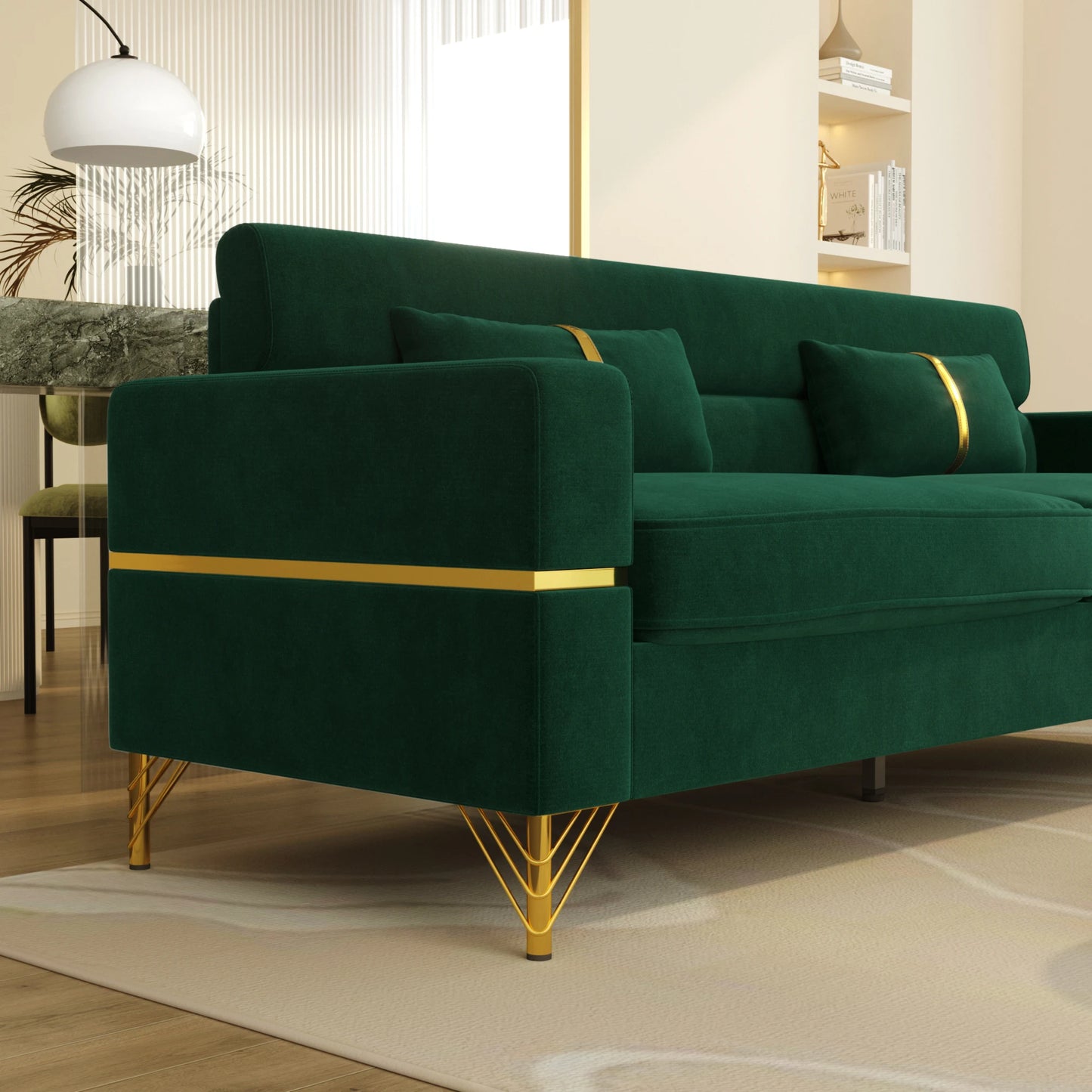 Velour Luxury Series: 3-Seater Couch
