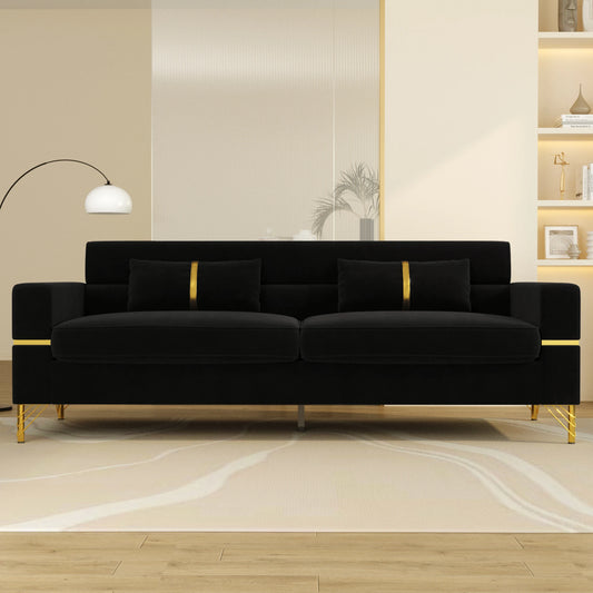 Velour Luxury Series: 3-Seater Couch